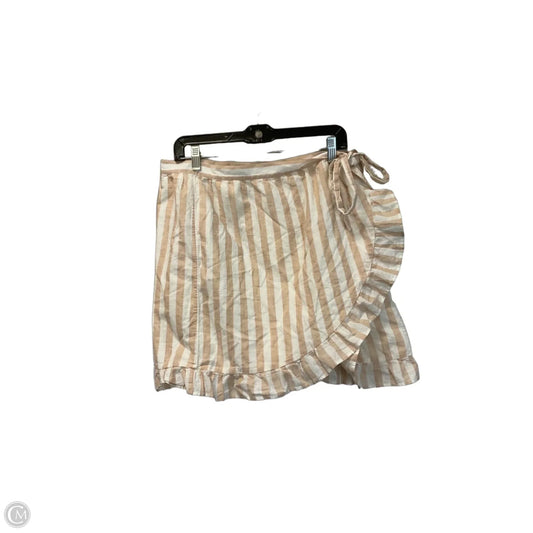 Skirt Mini & Short By J. Crew In Striped Pattern, Size: 14