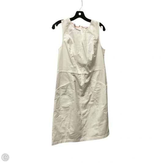 Dress Casual Midi By Boden In White, Size: 12