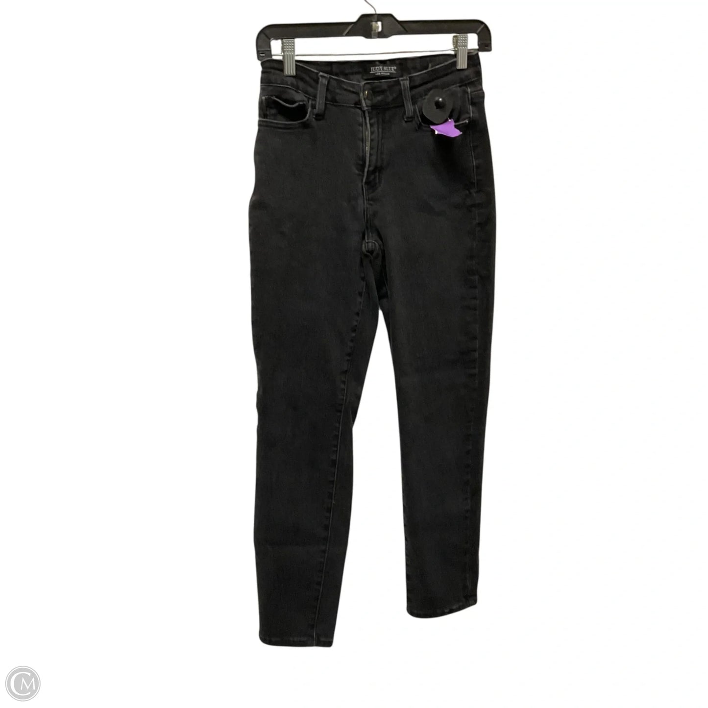 Jeans Skinny By Judy Blue In Black Denim, Size: 4