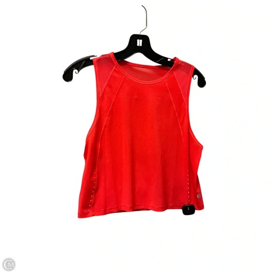 Athletic Tank Top By Lululemon In Red, Size: S