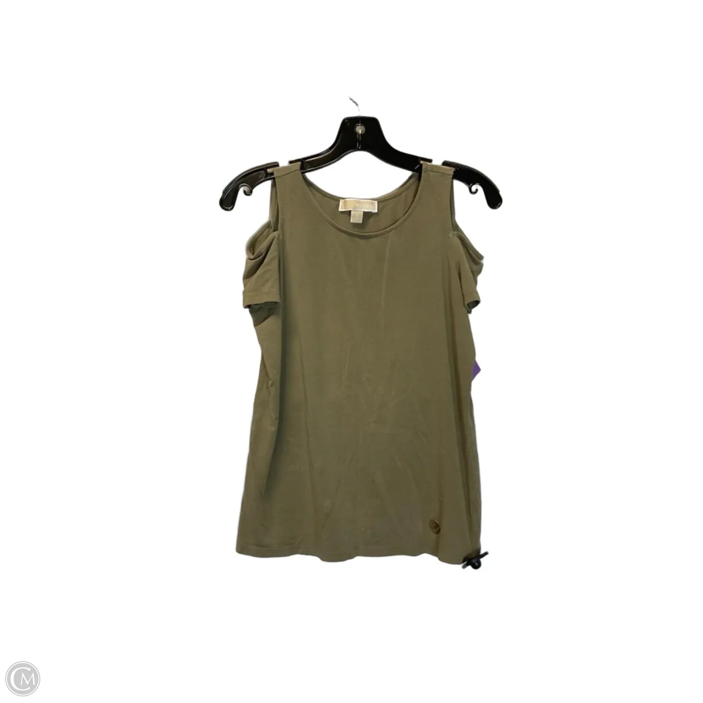 Top Short Sleeve Basic By Michael By Michael Kors In Green, Size: S