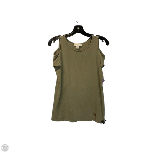 Top Short Sleeve Basic By Michael By Michael Kors In Green, Size: S