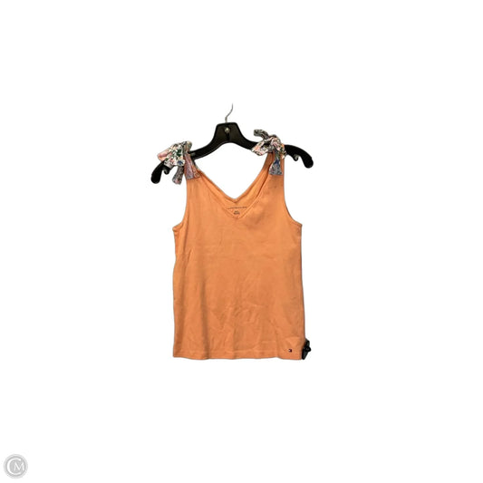 Top Sleeveless By Tommy Hilfiger In Orange, Size: S