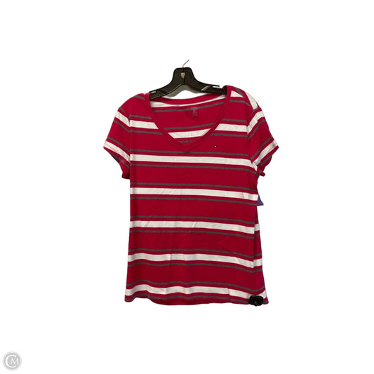 Top Short Sleeve Basic By Tommy Hilfiger In Striped Pattern, Size: Xl