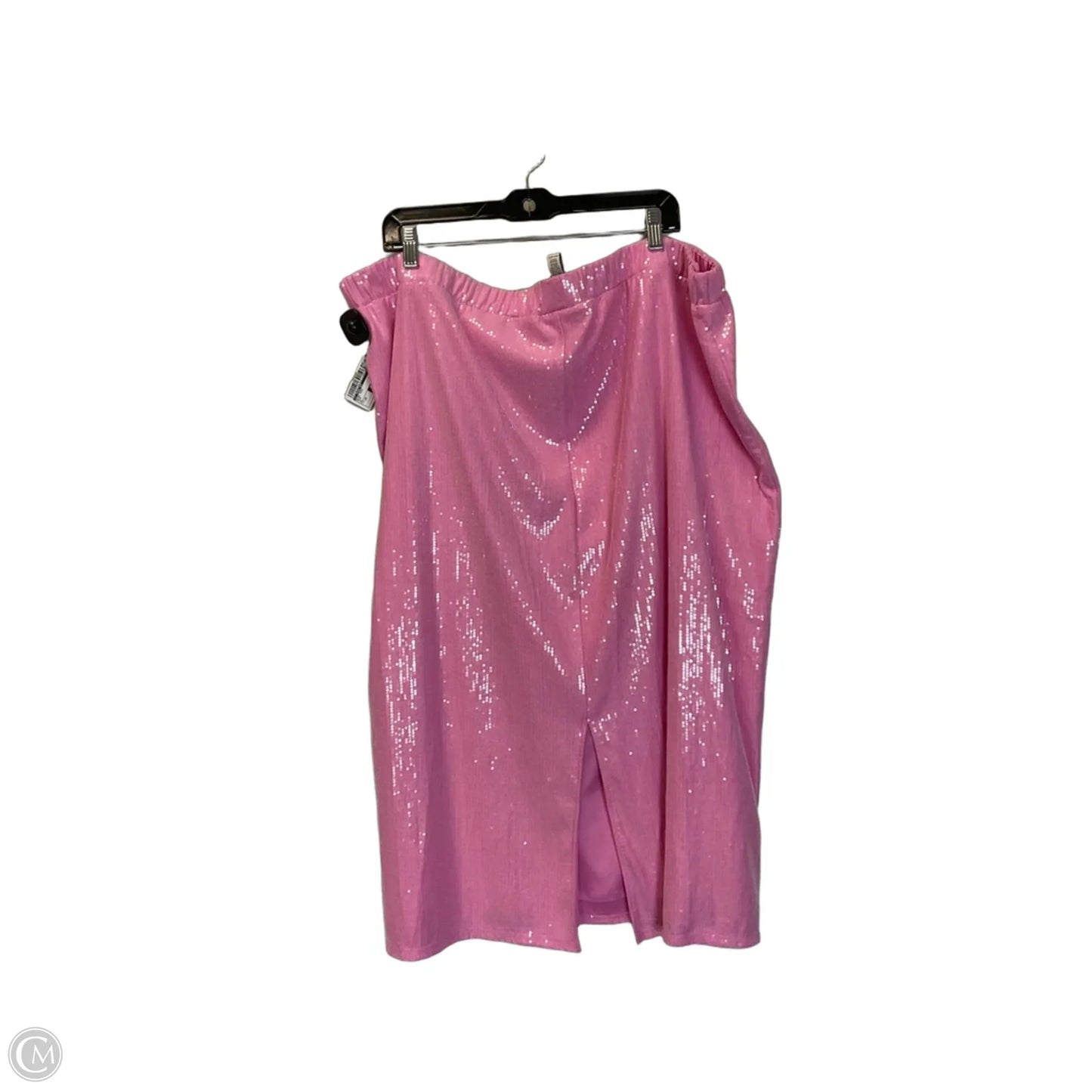 Skirt Midi By St Johns Bay In Pink, Size: 2x
