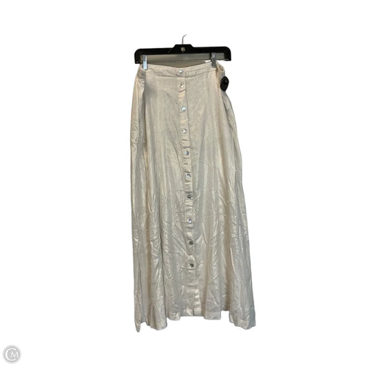 Skirt Maxi By C And C In Cream, Size: L