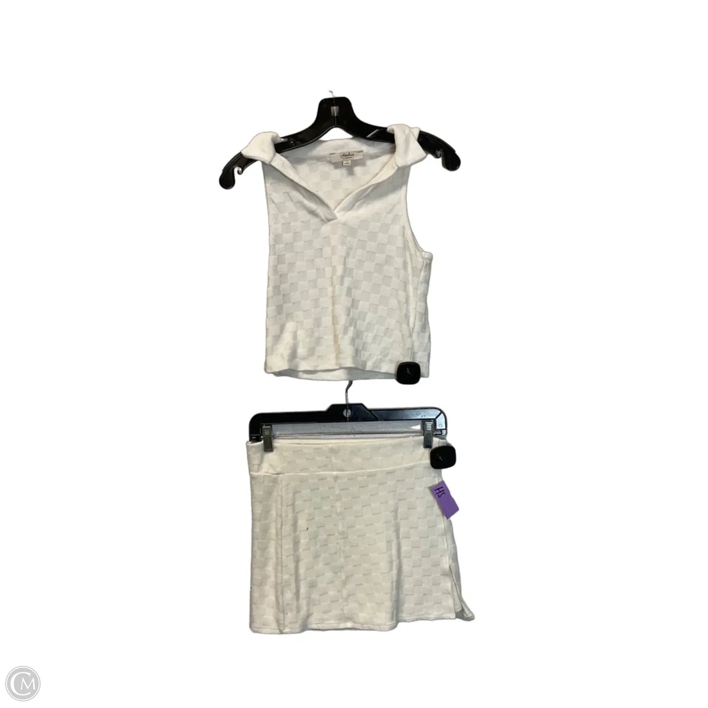 Skirt Set 2pc By Atelier In White, Size: S