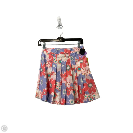 Skirt Mini & Short By Crown And Ivy In Floral Print, Size: 0