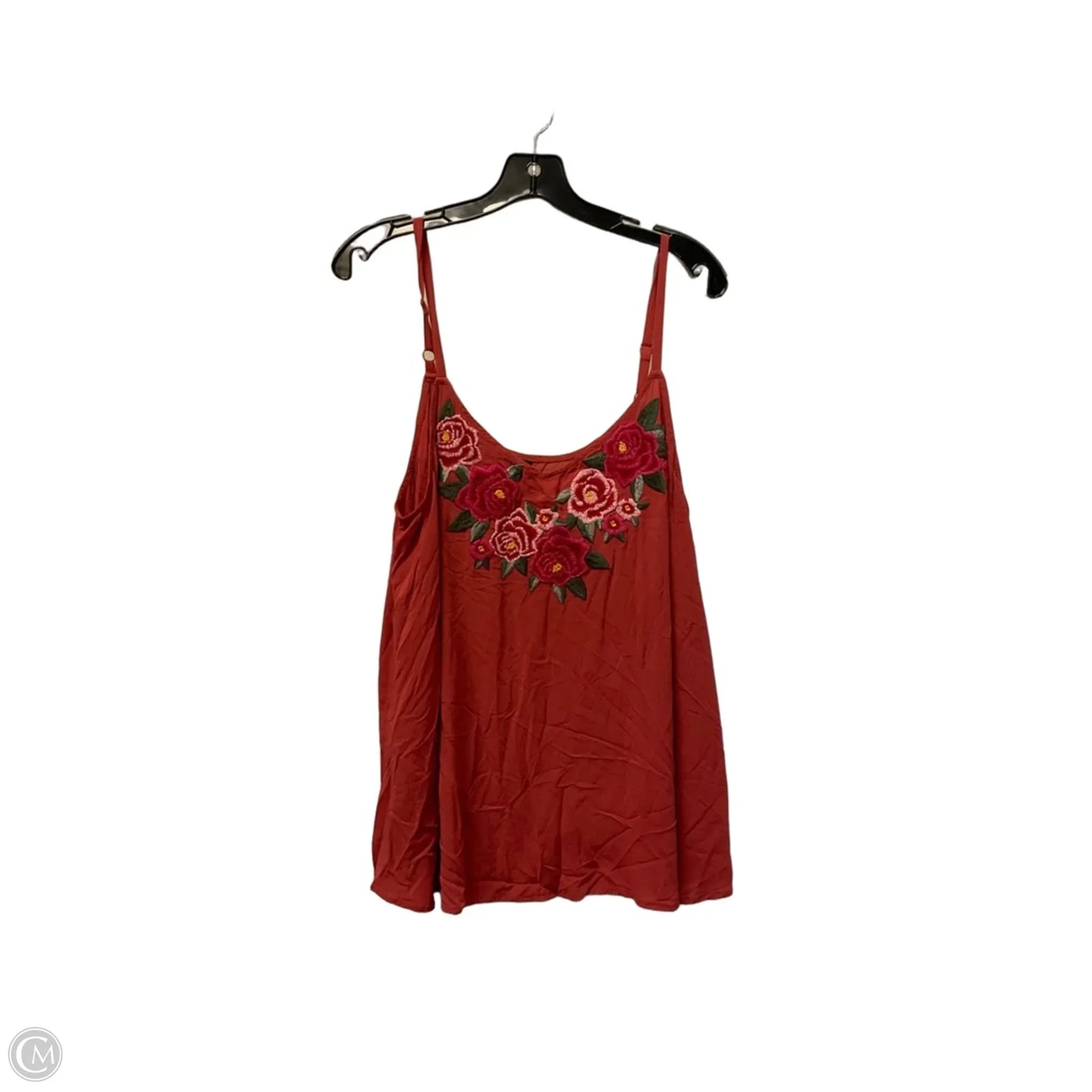 Top Sleeveless By Torrid In Red, Size: Xl