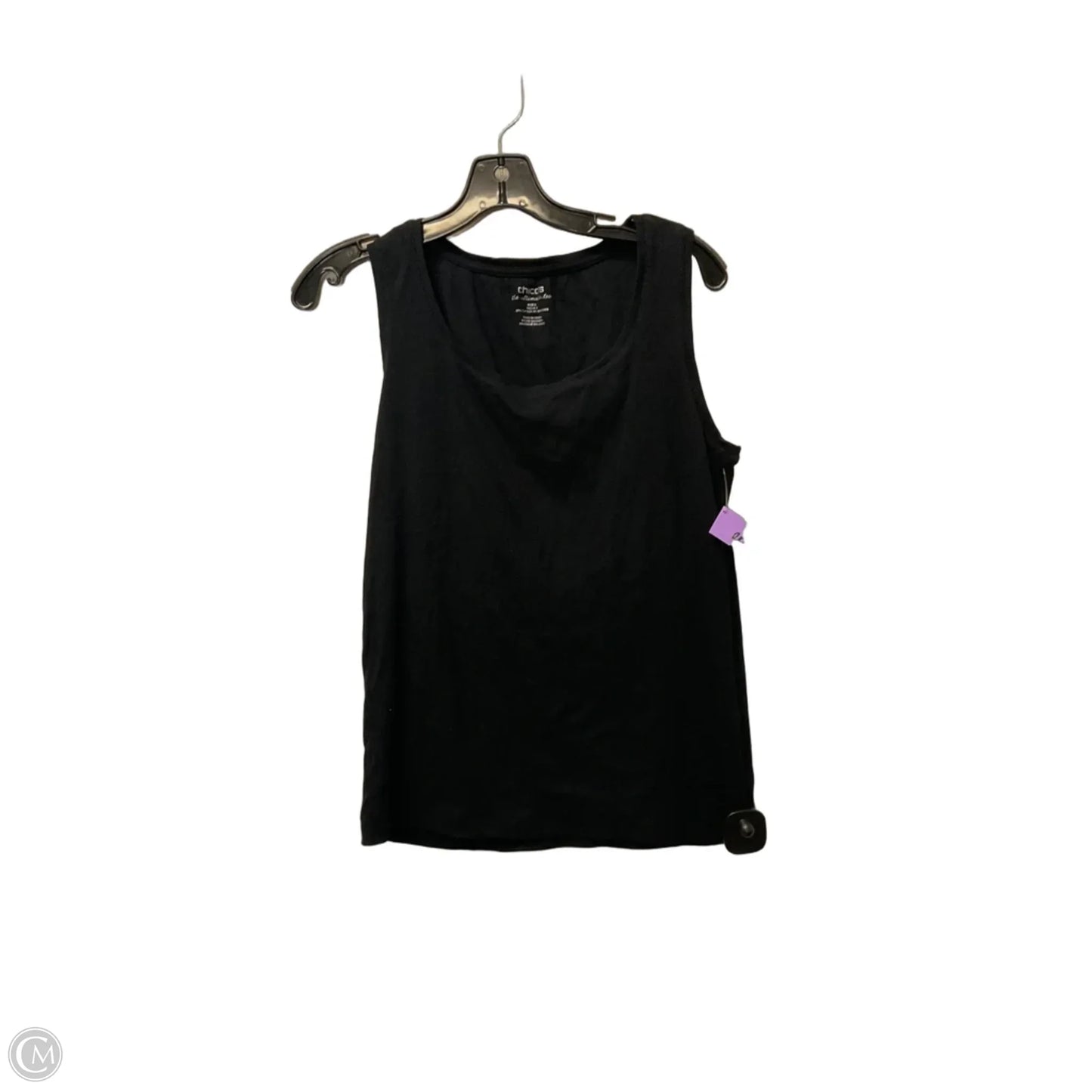 Tank Top By Chicos In Black, Size: M