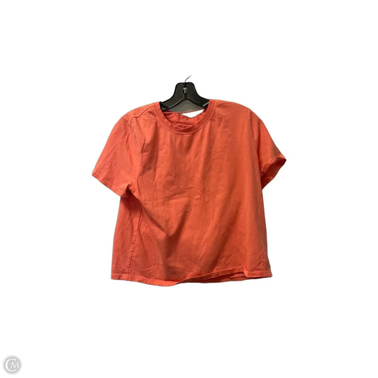 Top Short Sleeve By We The Free In Orange, Size: M