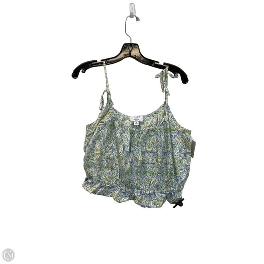 Top Sleeveless By J. Crew In Floral Print, Size: M