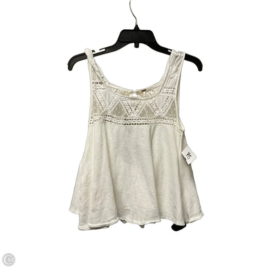 Top Sleeveless By Free People In White, Size: M
