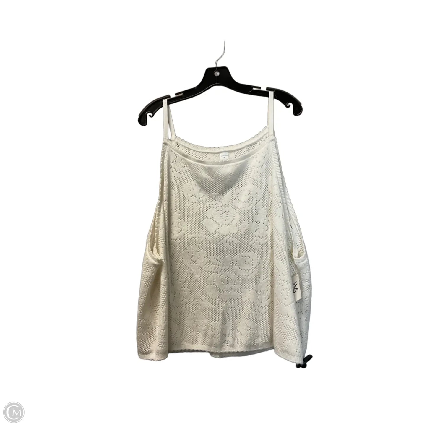 Top Sleeveless Basic By Old Navy In White, Size: 3x