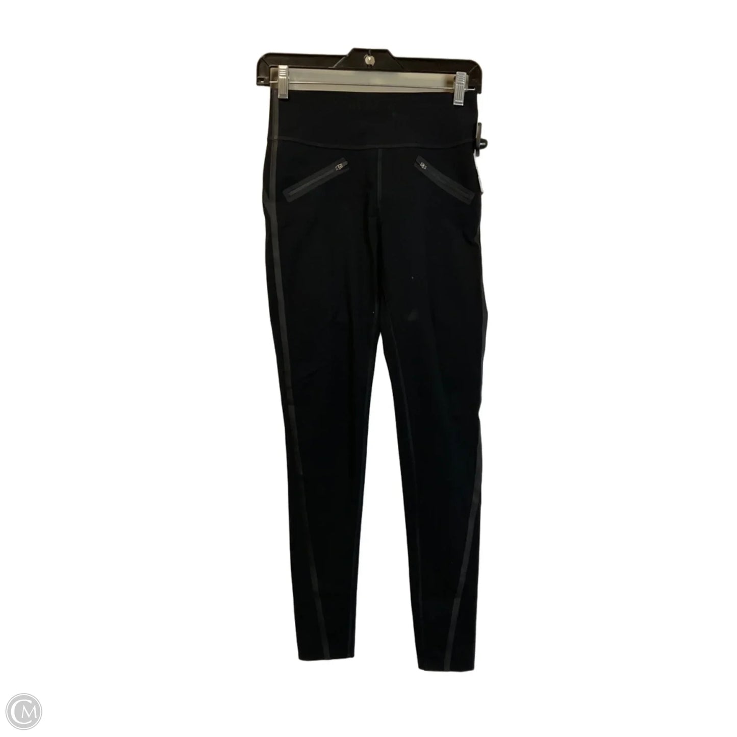 Athletic Leggings By Spanx In Black, Size: S