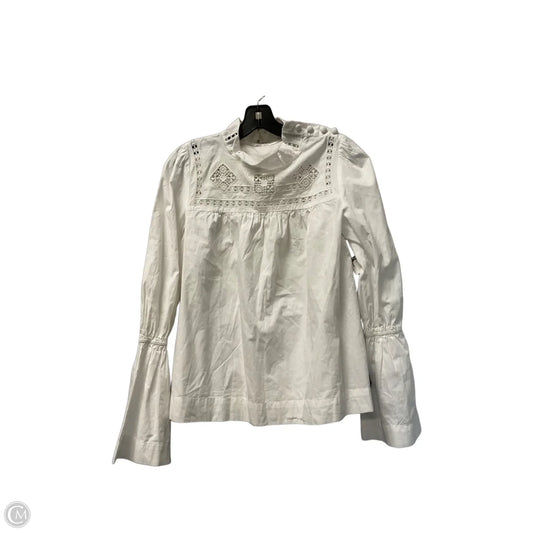 Top Long Sleeve By Free People In White, Size: S