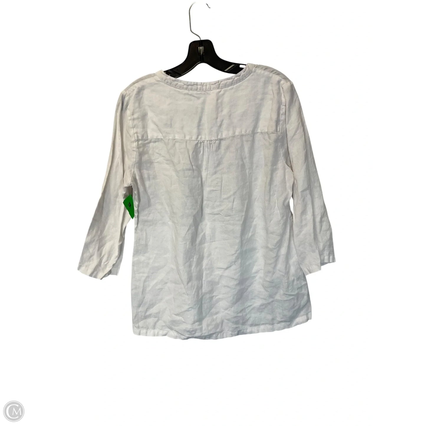 Top 3/4 Sleeve By Boden In White, Size: M