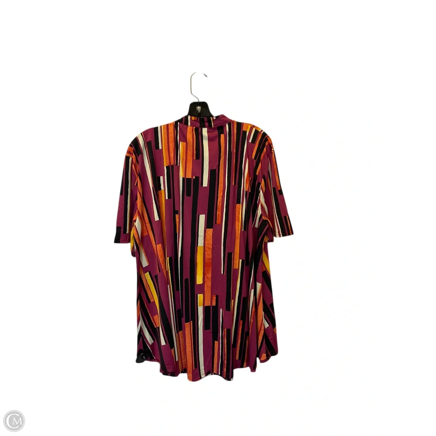 Top Short Sleeve By Clothes Mentor In Purple, Size: 3x