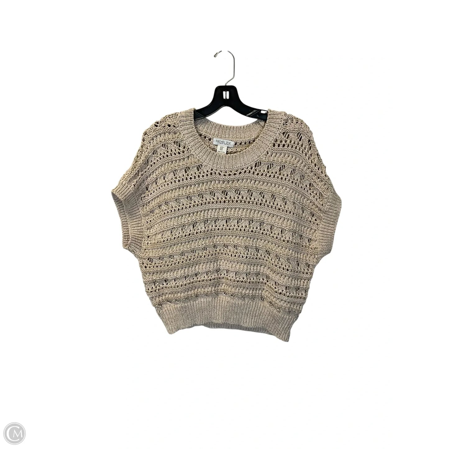 Vest Sweater By Rachel Zoe In Tan, Size: M