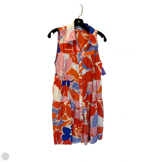 Dress Casual Short By En Saison In Orange, Size: M