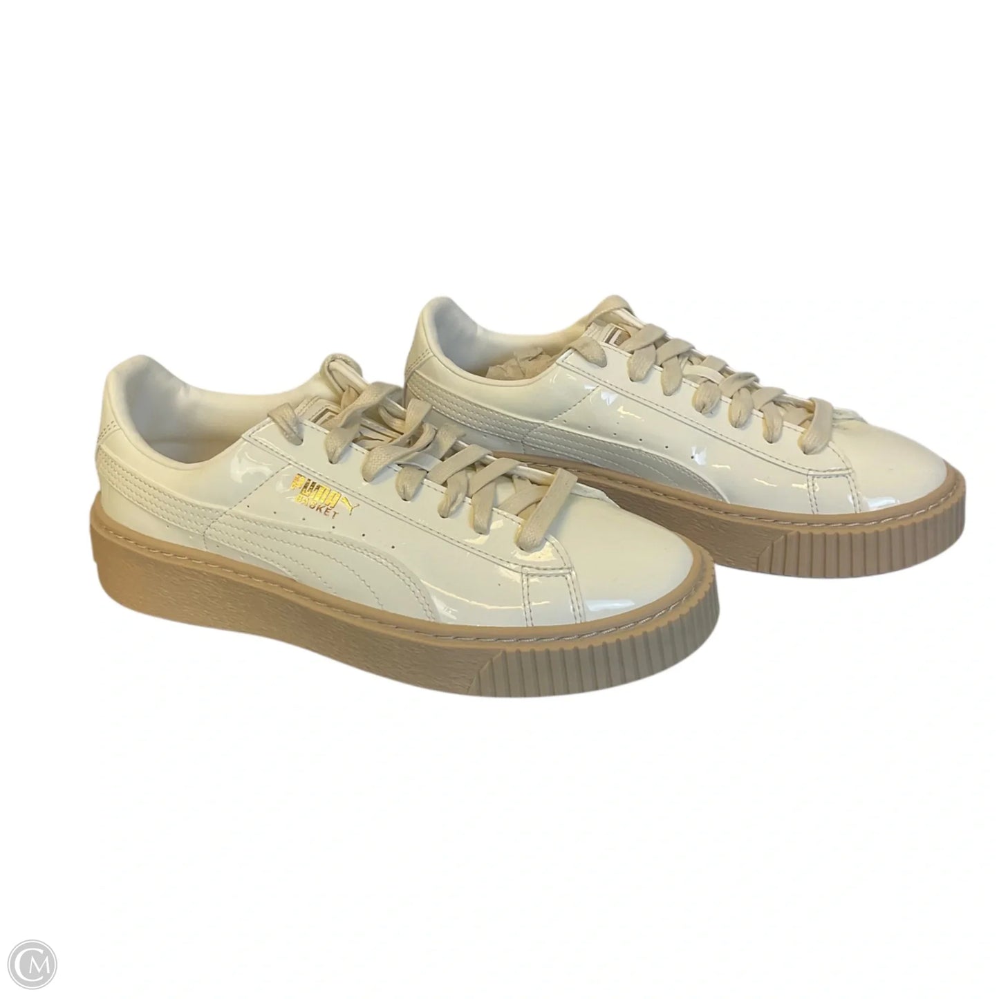 Shoes Athletic By Puma In Beige, Size: 8