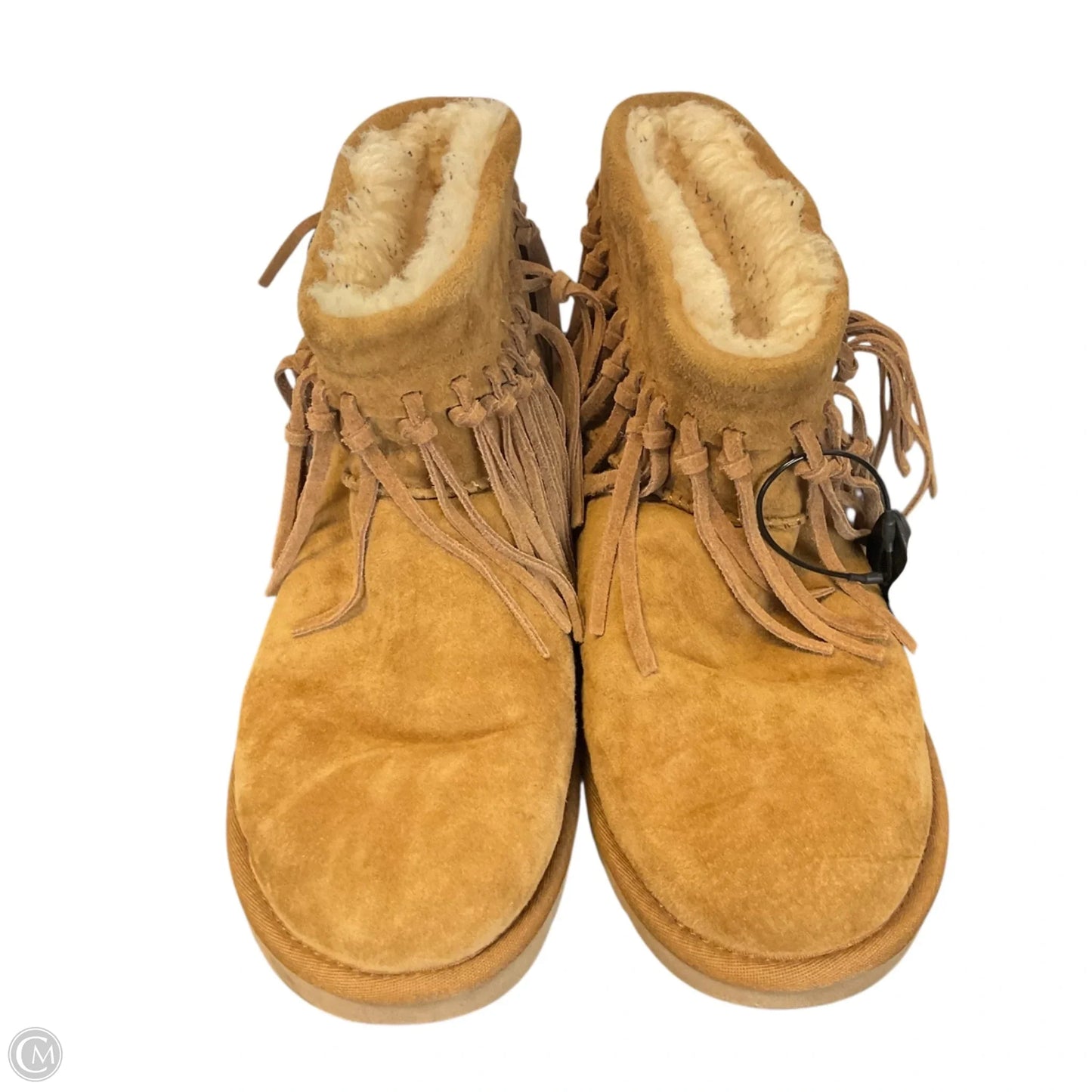 Boots Designer By Ugg In Tan, Size: 9