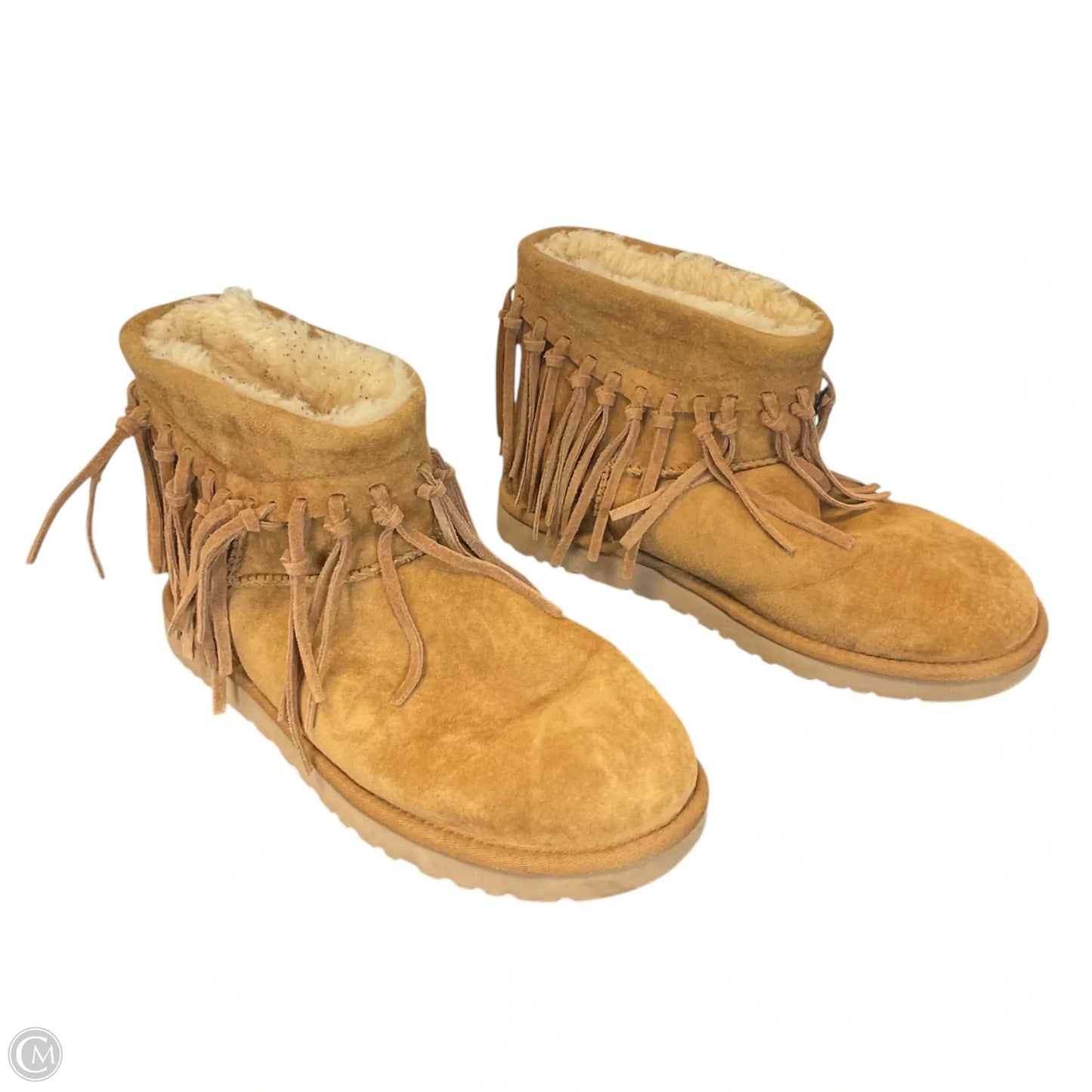 Boots Designer By Ugg In Tan, Size: 9