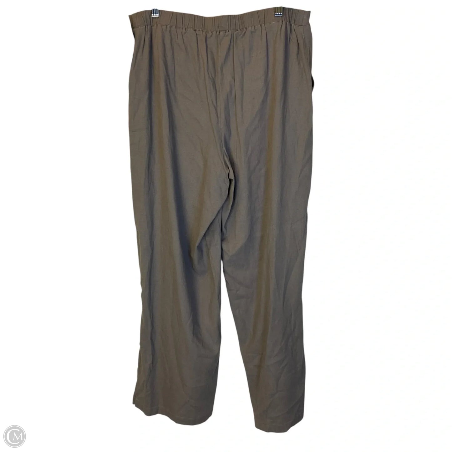 Pants Linen By Cable And Gauge In Tan, Size: L