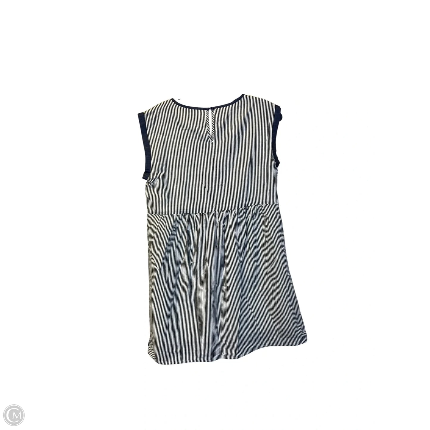 Dress Casual Short By Savanna Jane In Blue & White, Size: S