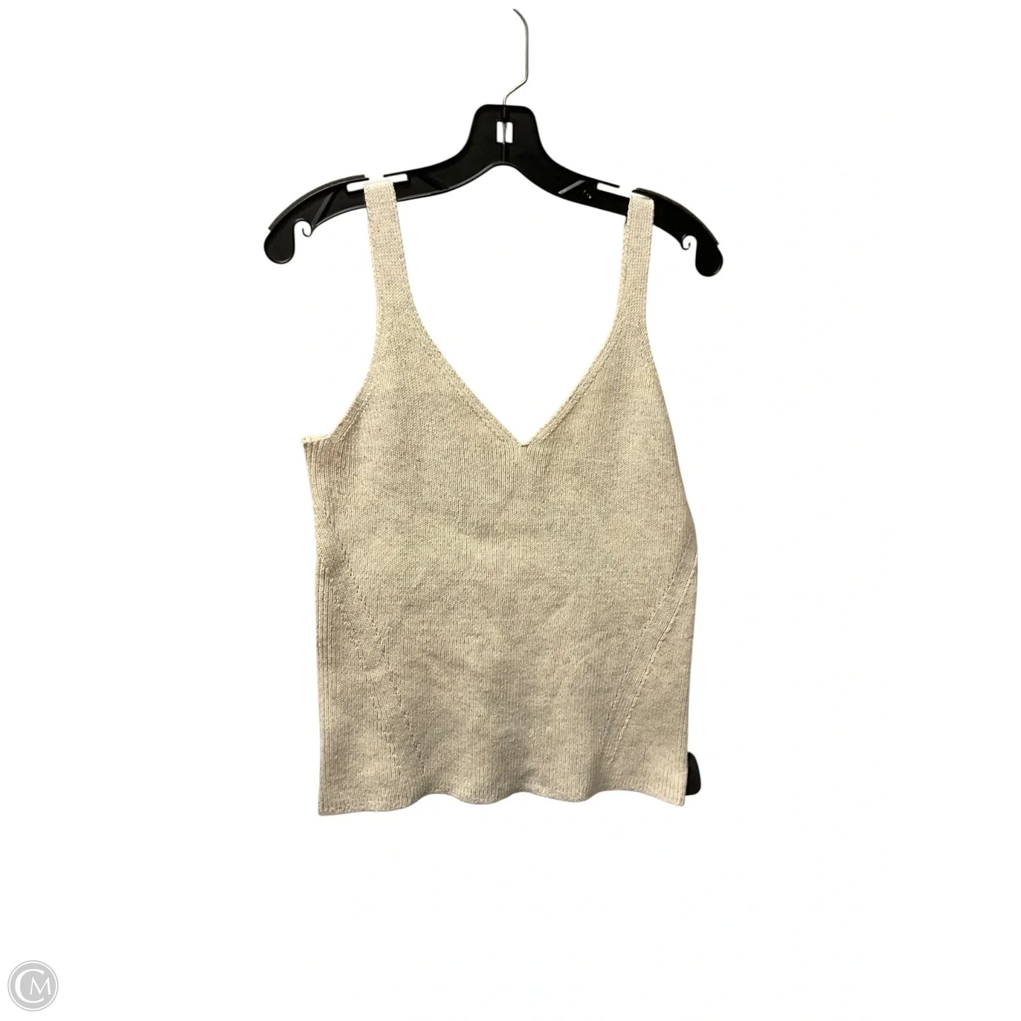 Top Sleeveless By Old Navy In Tan, Size: L
