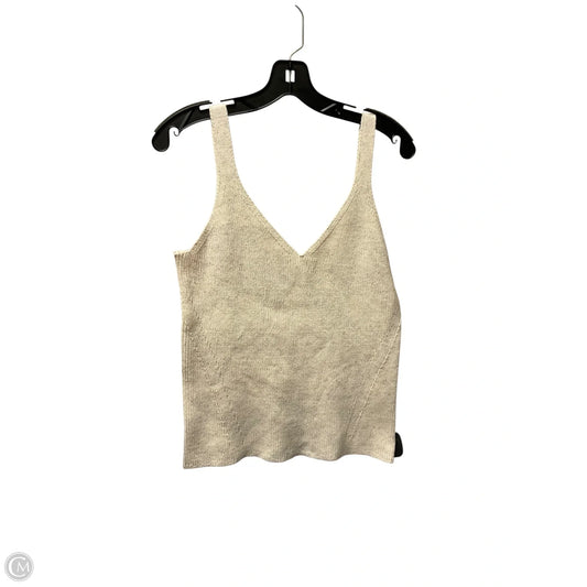 Top Sleeveless By Old Navy In Tan, Size: L