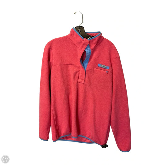 Jacket Fleece By Columbia In Pink, Size: L