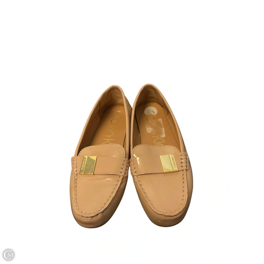 Shoes Flats By Calvin Klein In Tan, Size: 6.5