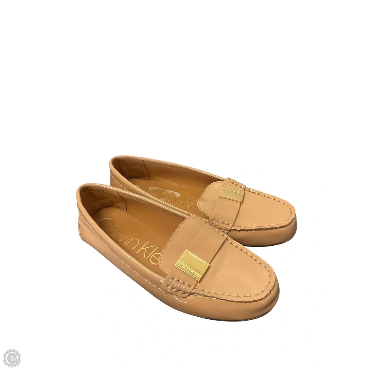 Shoes Flats By Calvin Klein In Tan, Size: 6.5