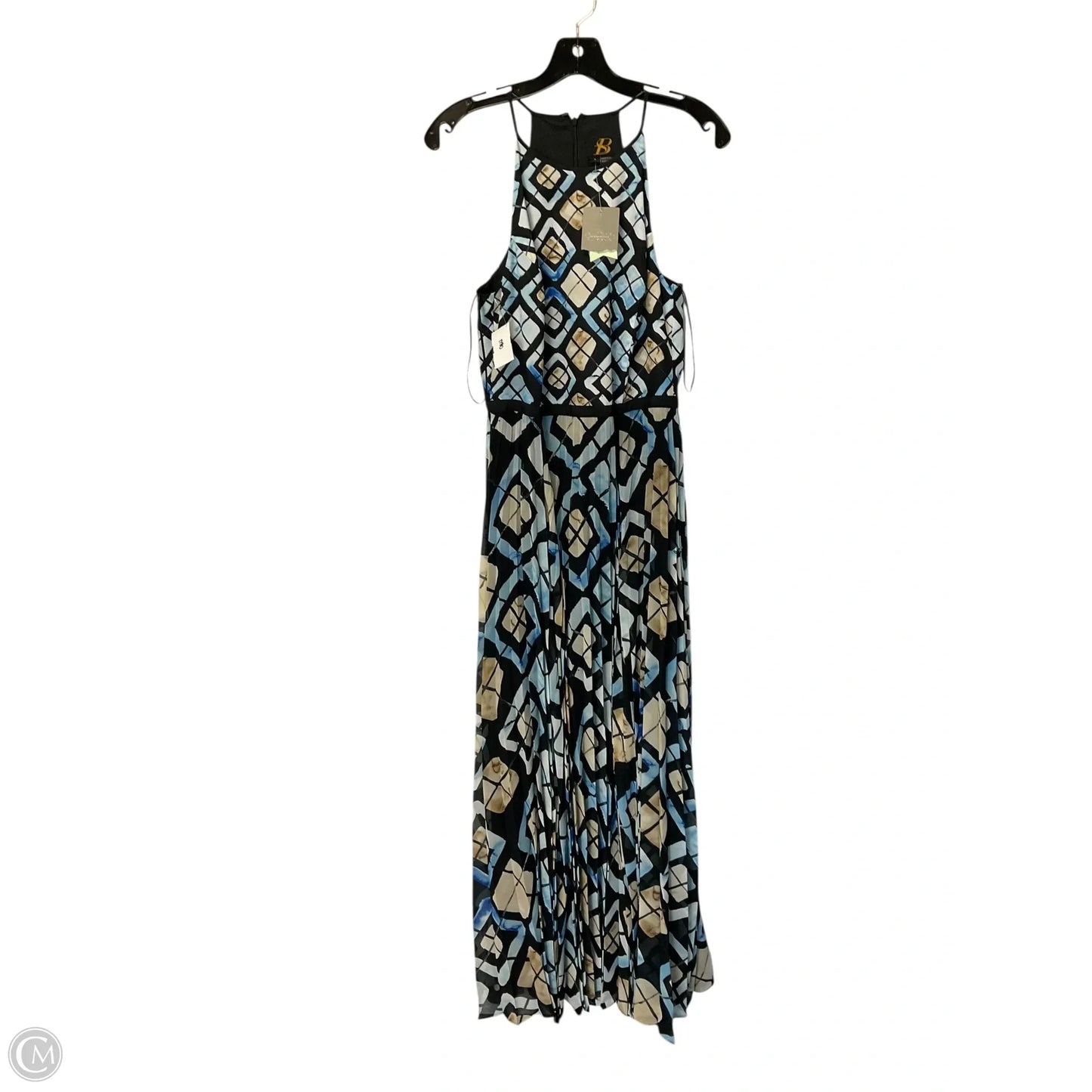 Dress Casual Maxi By Anthropologie In Black & Blue, Size: 4