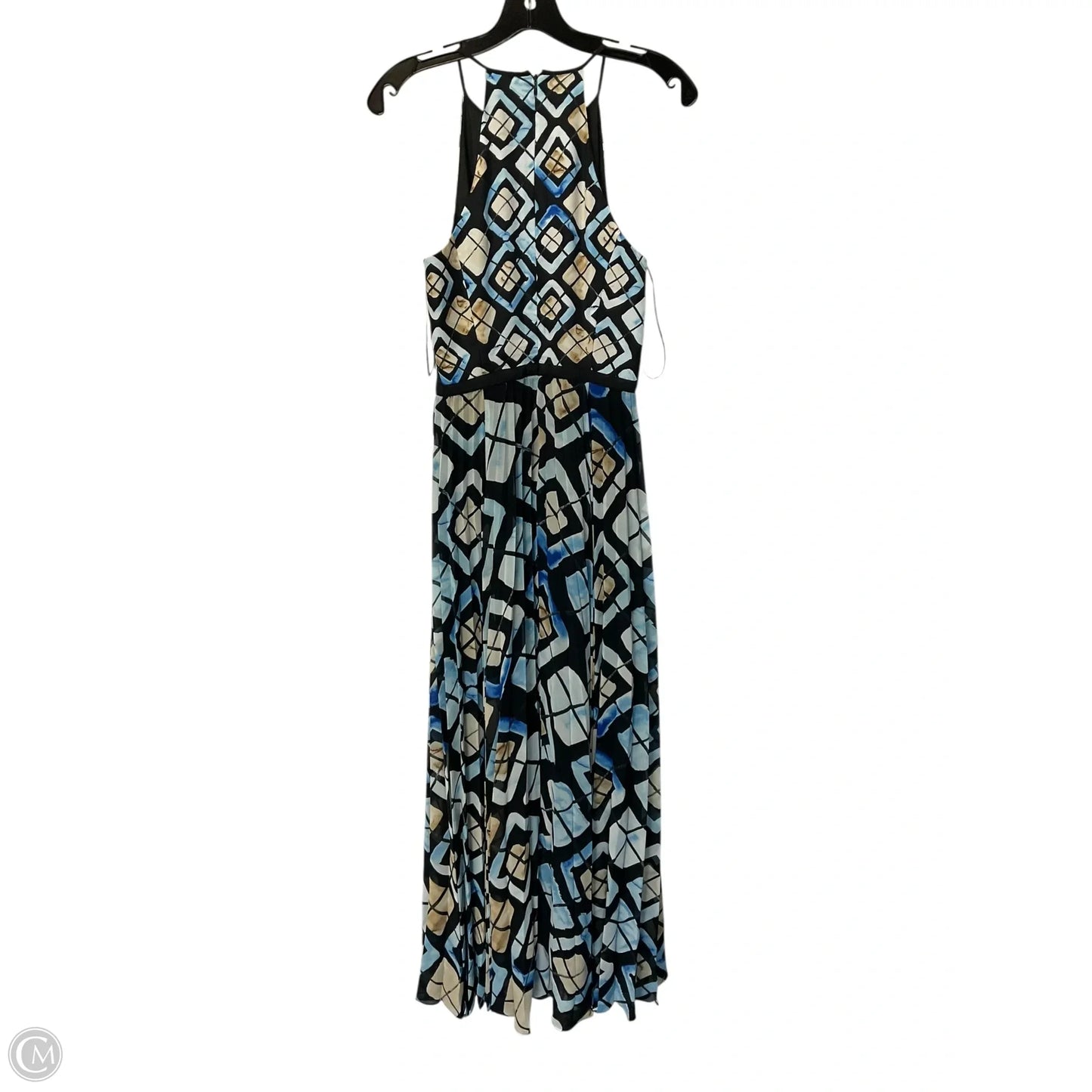 Dress Casual Maxi By Anthropologie In Black & Blue, Size: 4