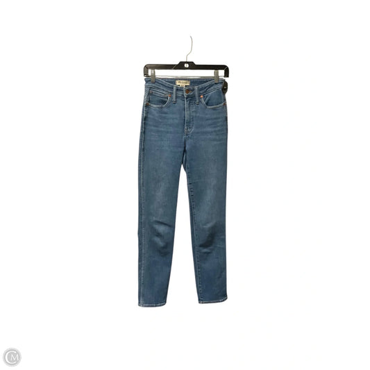 Jeans Straight By Madewell In Blue Denim, Size: 2
