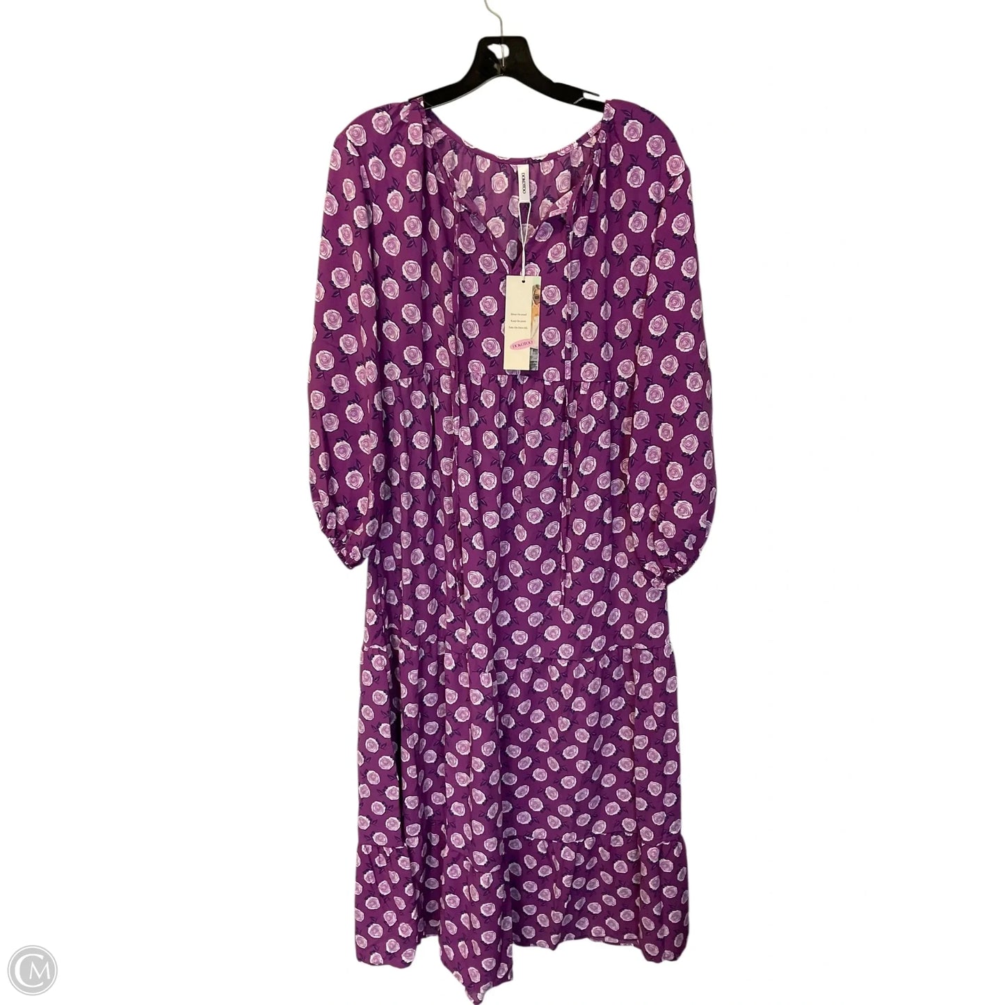 Dress Casual Maxi By Clothes Mentor In Purple, Size: 0