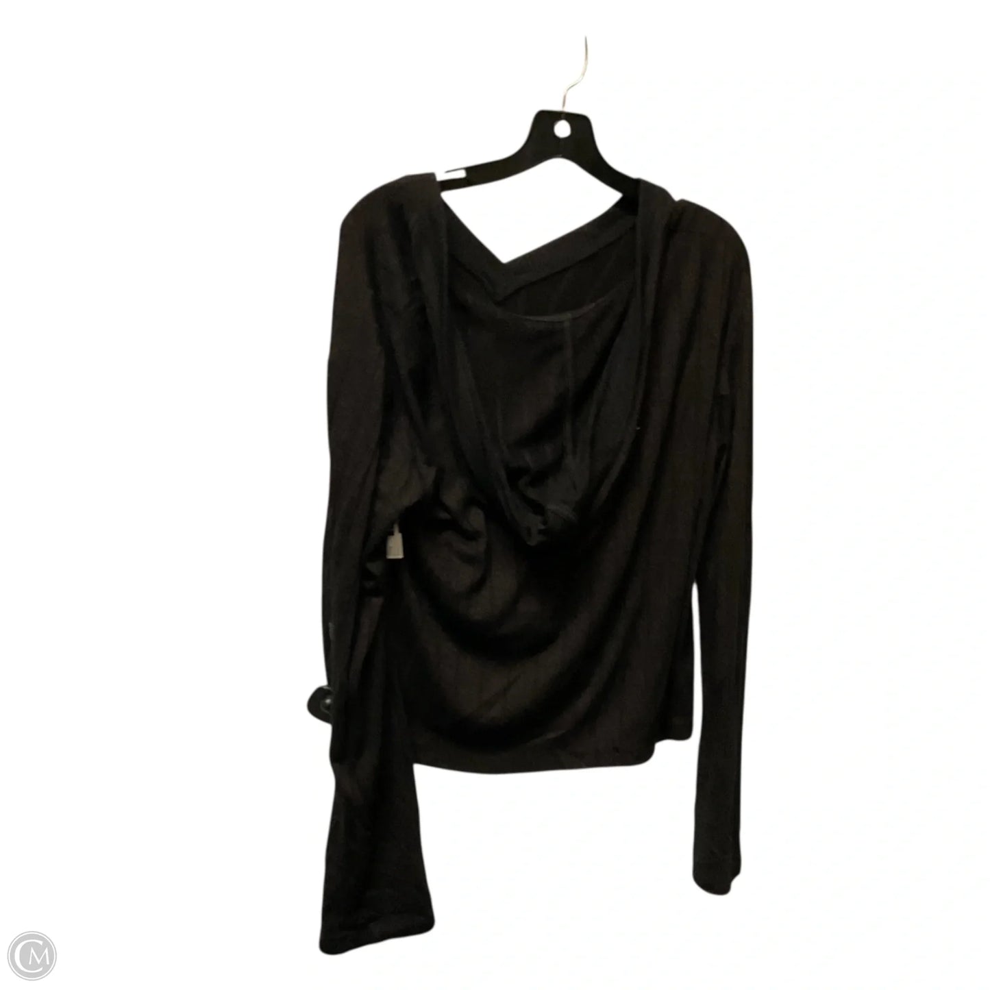 Sweatshirt Hoodie By Athleta In Black, Size: M