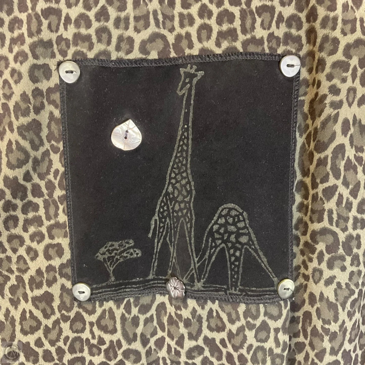 Dress Casual Midi By Michael By Michael Kors In Black & Green, Size: 1x