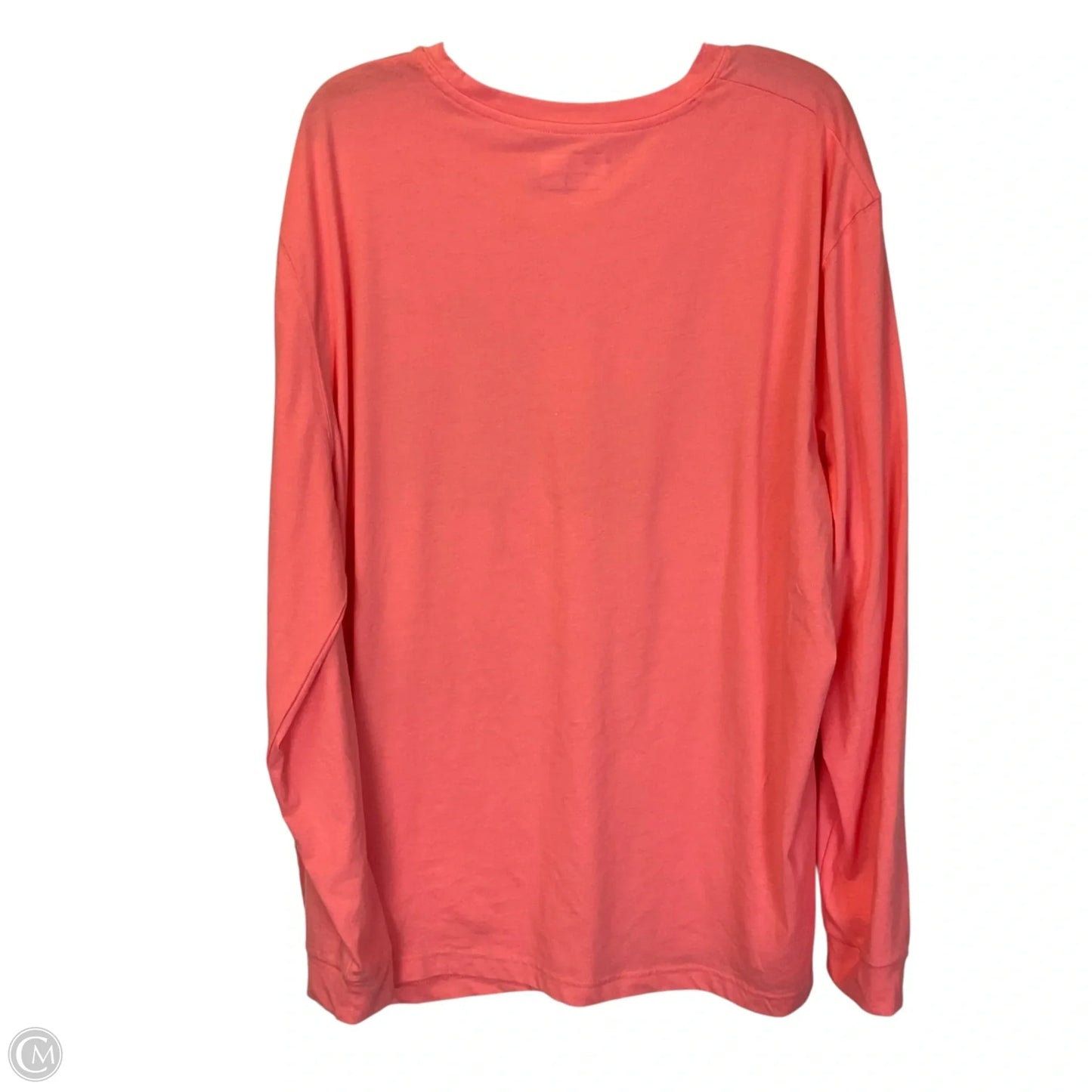 Top Long Sleeve Basic By Magellan In Pink, Size: 2x