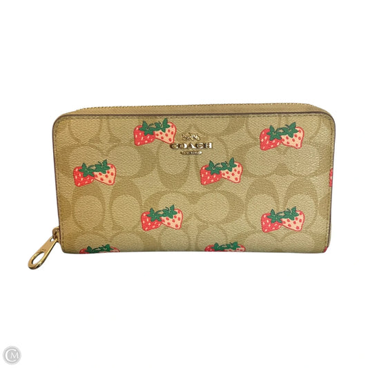 Wallet Designer By Coach, Size: Medium