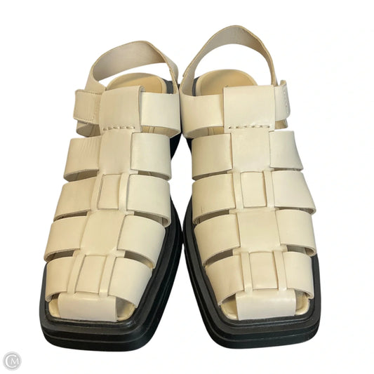 Shoes Flats By Cmb In Cream, Size: 7