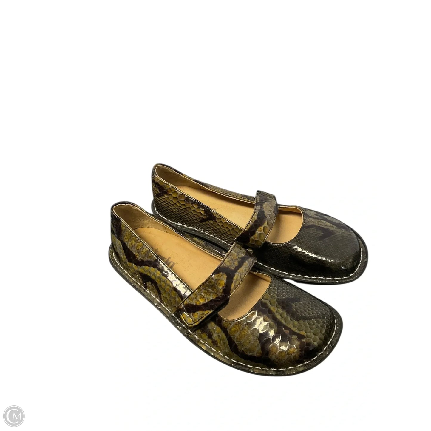 Shoes Flats By Alegria In Green, Size: 6