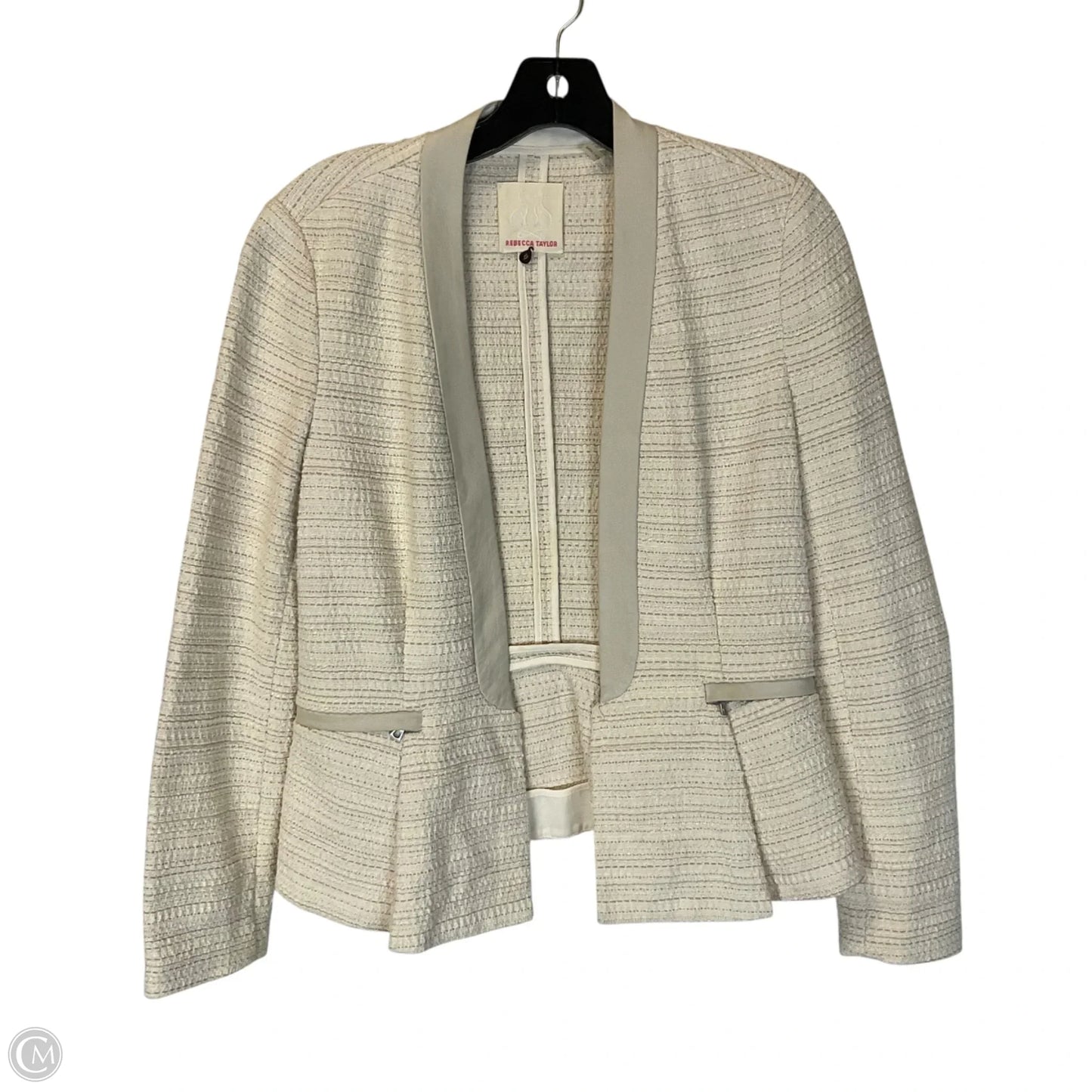 Blazer By Rebecca Taylor In Tan, Size: 6