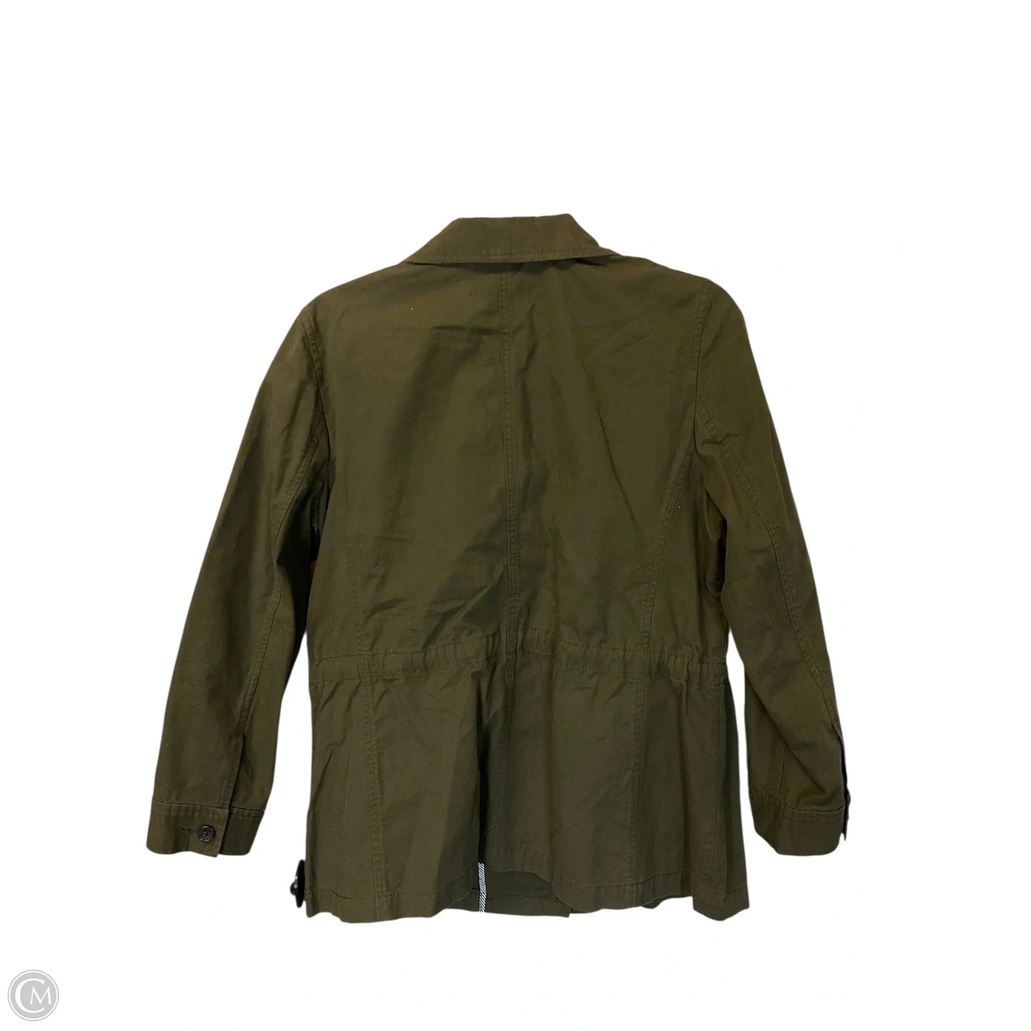Jacket Shirt By Talbots In Green, Size: Lp