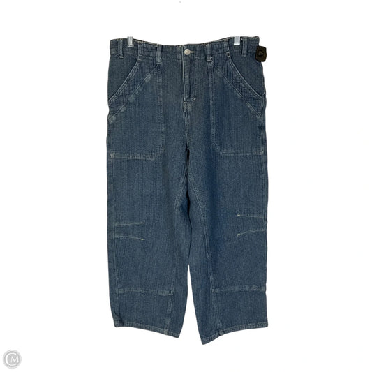Jeans Wide Leg By We The Free In Blue Denim, Size: S