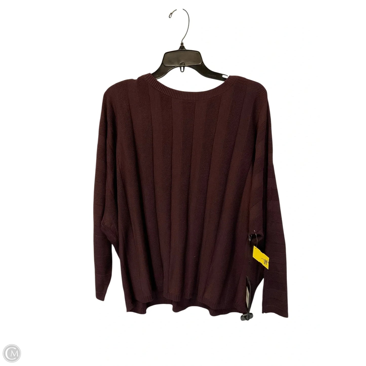 Top Long Sleeve By Cyrus In Brown, Size: 1x