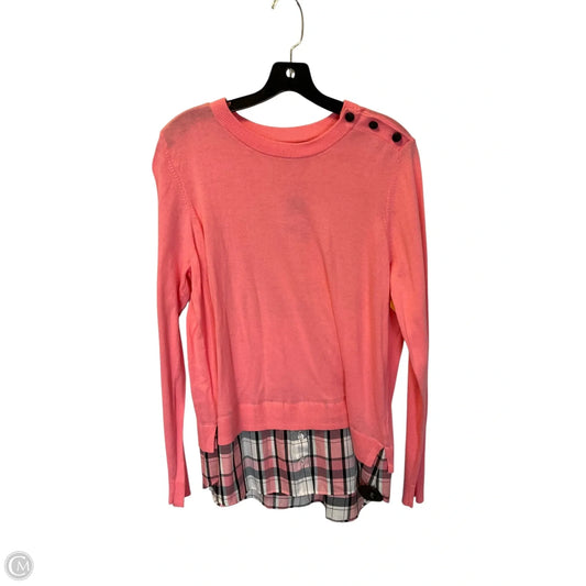 Top Long Sleeve By Crown And Ivy In Pink, Size: Xl