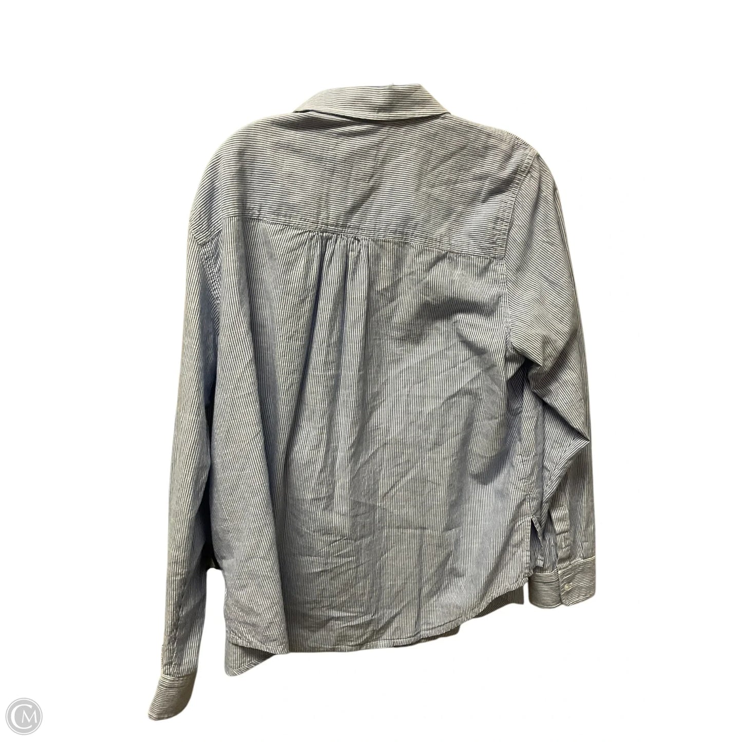 Top Long Sleeve By Lucky Brand In Striped Pattern, Size: L